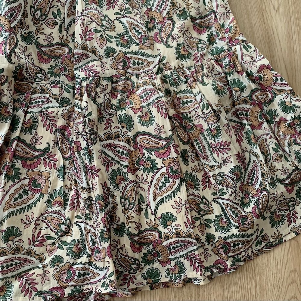 Patrons of peace paisley boho midi dress nwot - Picture 6 of 6